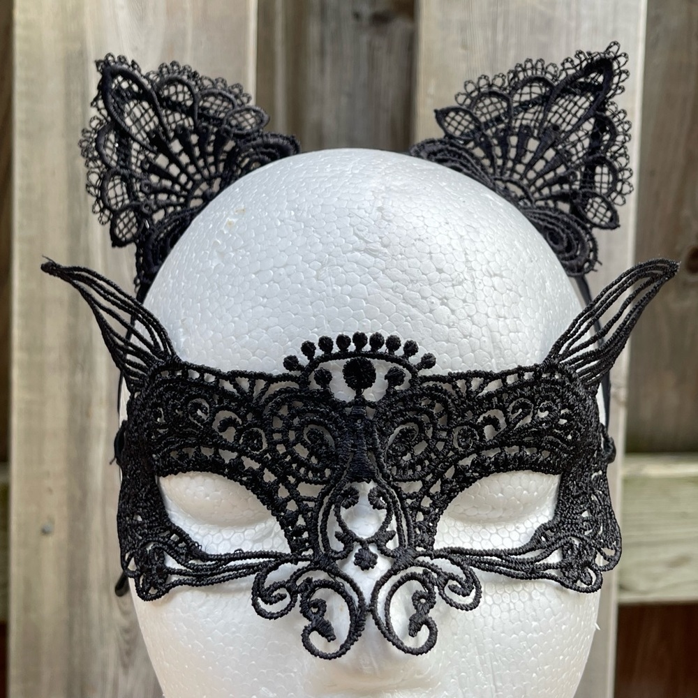 SET Lace Mask with Lace Ears